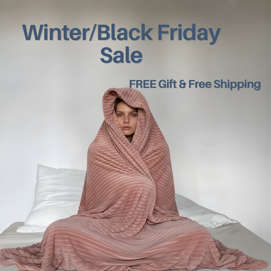 Cloud-Soft Striped Blanket