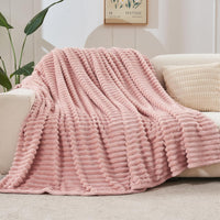 Cloud-Soft Striped Blanket