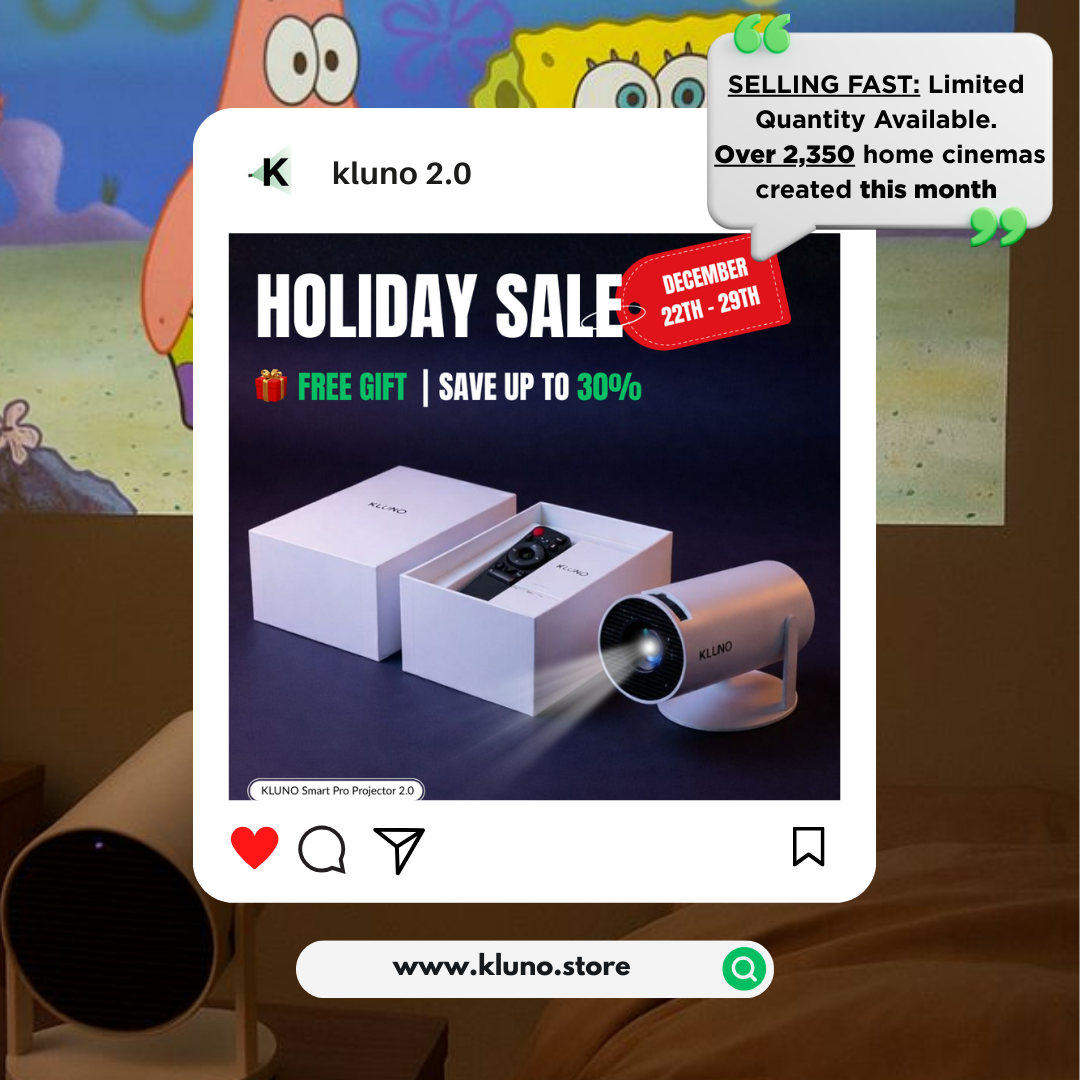 KLUNO™ Pro Projector 2.0