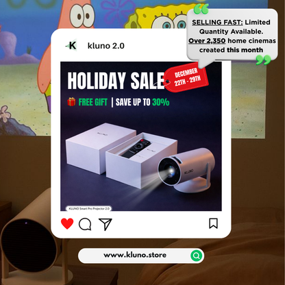 KLUNO™ Pro Projector 2.0